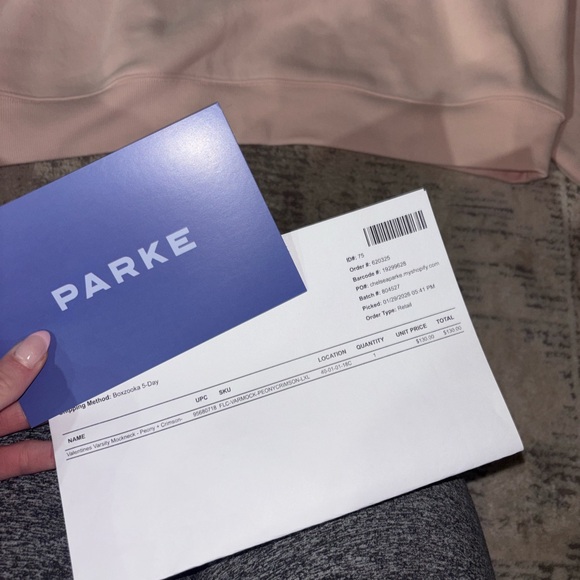 Parke Valentine’s Varsity Mockneck - Picture 2 of 2